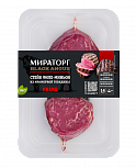 Говядина замороженная Стейк Филе Миньон из мраморной говядины 380г